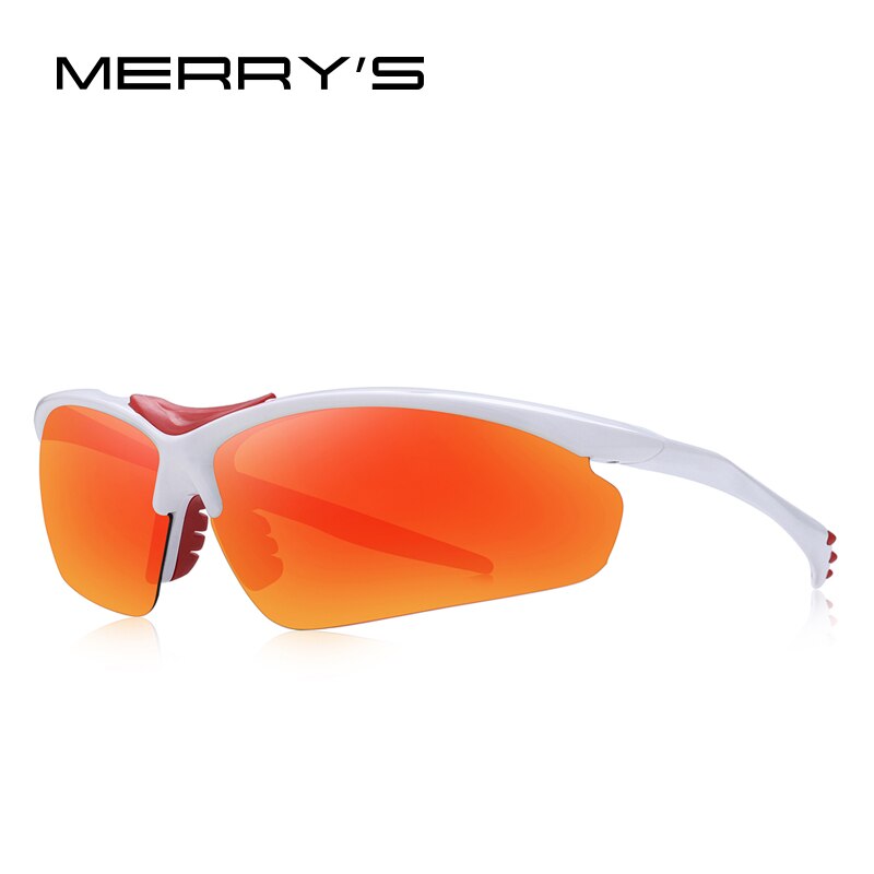 MERRYS DESIGN Men Polarized Outdoor Sports Sunglasses Male Half Frame Goggles Glasses For Running UV400 Protection S9023