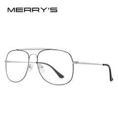 MERRYS DESIGN Men Classic Square Glasses Optics Frame Women Double Beam Prescription Glasses Frames Optical Eyewear S2389