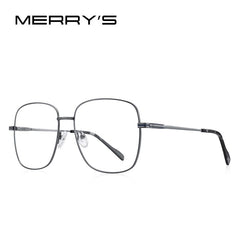 MERRYS DESIGN Women Classic Titanium Alloy Retro Fashion Oversized Glasses Frames Luxury Frame Eyeglasses Ultralight Frame S2156