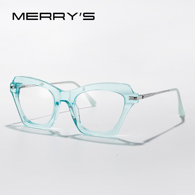 MERRYS DESIGN Women Cat Eye Glasses Frames Retro Oversized Optics Frame Acetate Eyewear Optical Glasses Frames S2426