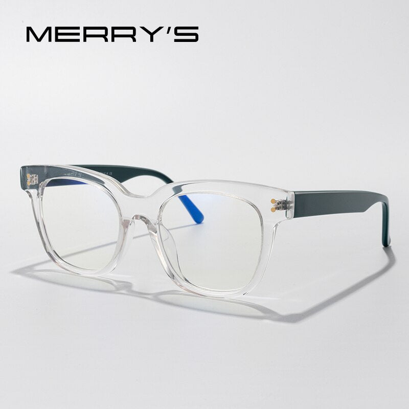 MERRYS DESIGN Classic Women Blue Light Blocking Vintage Cat Eye Acetate Glasses Fashion Anti-Blue Light Eyeglasses S2705FLG