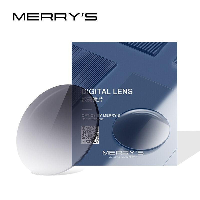 MERRYS Tinted Dyeing R2 Series Gradient Prescription Sunglasses Lens 1.56 1.61 1.67 CR-39 Resin Optical Lenses Myopia Hyperopia