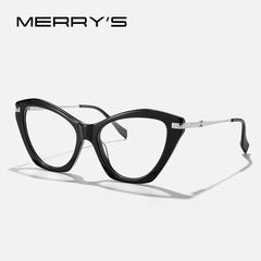 MERRYS DESIGN Women Cat Eye Glasses Frames Retro Oversized Glasses Frame Acetate Eyewear Optical Glasses Frames S2523