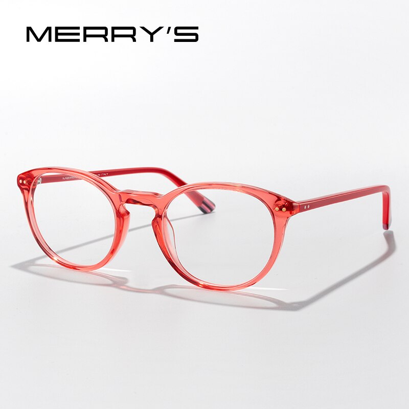 MERRYS DESIGN Blue Light Blocking Glasses Girls Boys Computer Glasses Acetate Oval Glasses Frames S7253FLG