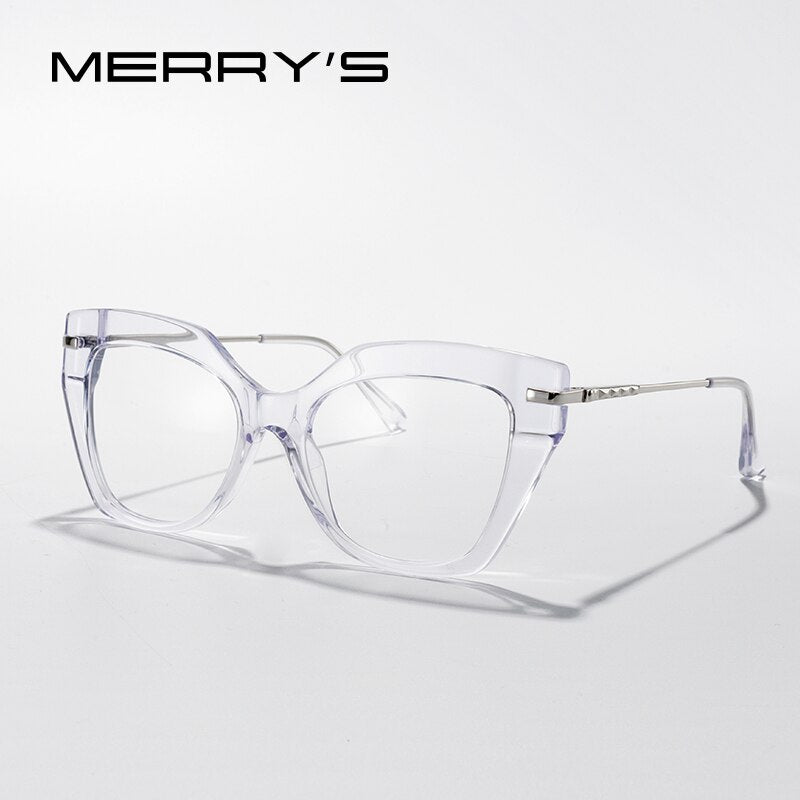 MERRYS DESIGN Women Cat Eye Acetate Glasses Frames Eyewear Retro Oversized Optics Frame Glasses Optical Eyewear S2425