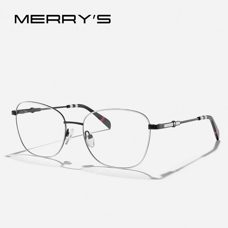 MERRYS DESIGN Women Retro Glasses Frame Fashion Women Diamond Glasses Myopia Prescription Eyeglasses S2608