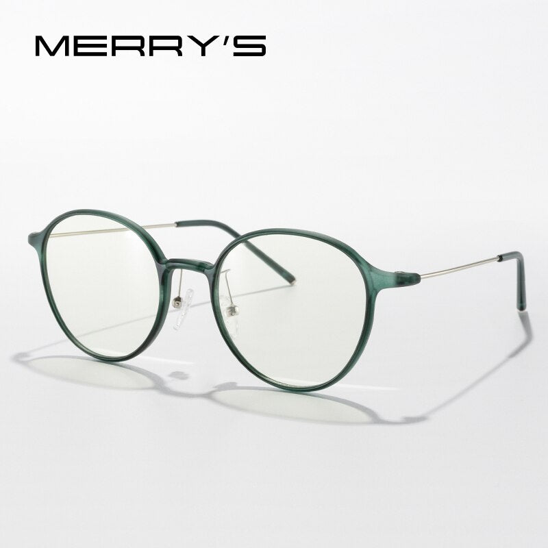 MERRYS DESIGN Women Vintage Oval Glasses Frames Optics Frame  TR90 Eyewear Prescription Glasses Optical Eyewear S2381