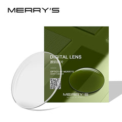 MERRYS Photochromic C3 Series Anti-reflective Prescription Lens CR-39 Resin Aspheric Glasses Lenses Myopia UV400 Sunglasses Lens