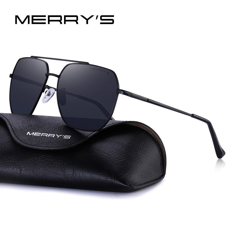 MERRYS DESIGN Men Classic Square Sunglasses Aviation Frame HD Polarized Sunglasses For Men Driving UV400 Protection S8211