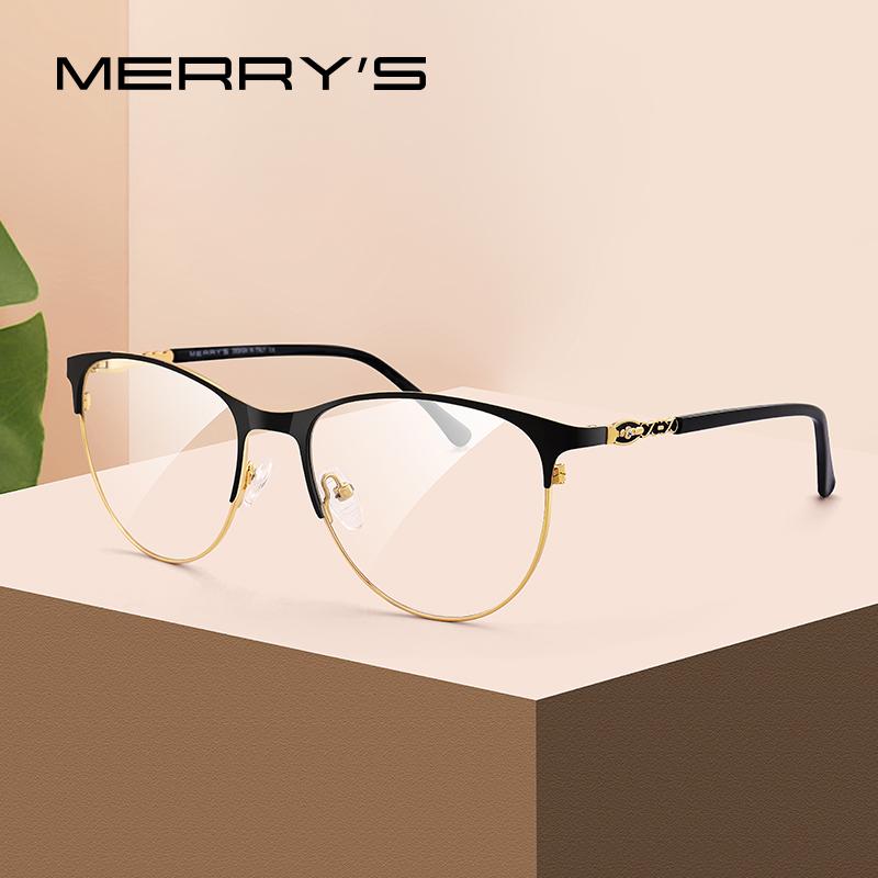 MERRYS DESIGN Women Retro Cat Eye Glasses Frame Ladies Fashion Eyeglasses Prescription Optical Eyewear S2127