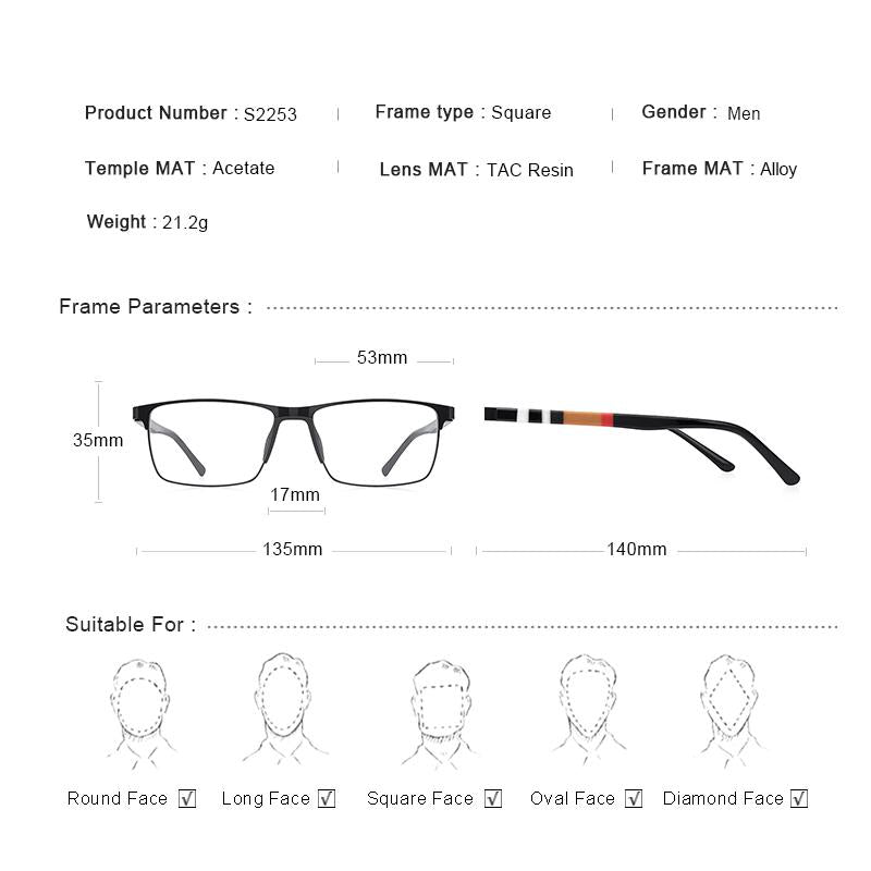 MERRYS DESIGN Titanium Alloy Reading Glasses For Men Women Reader Blue Light Blocking Anti Glare Filter Magnification Glasses
