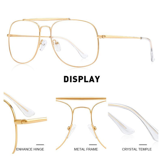 MERRYS DESIGN Men Classic Square Glasses Optics Frame Women Double Beam Prescription Glasses Frames Optical Eyewear S2389