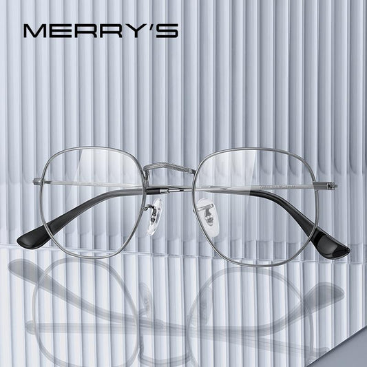 MERRYS DESIGN Classic Square Glasses Frames For Men Women Ultralight Myopia Prescription Eyeglasses S8812