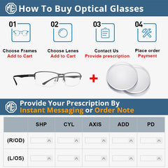 MERRYS DESIGN Men Titanium Alloy Glasses TR90 Legs Business Myopia Prescription Eyeglasses Optical Frame S2202