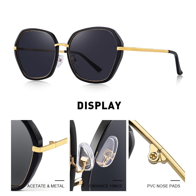 MERRYS DESIGN Women Fashion Square Polarized Sunglasses Ladies Luxury Brand Trending Sun glasses UV400 Protection S6252