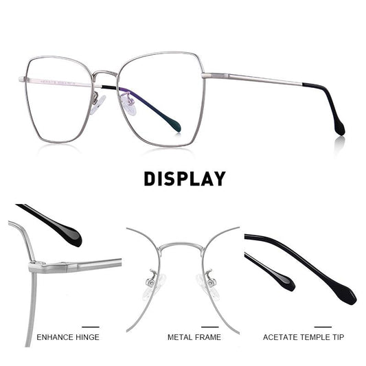 MERRYS DESIGN Men Women Fashion Square Glasses Frame Unisex Luxury Myopia Prescription Optical Eyeglasses S2011