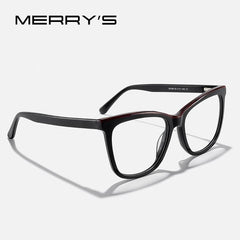MERRYS DESIGN Women Retro Cat Eye Glasses Acetate Eyewear Optics Frame Luxury Prescription Glasses Frames Optical Eyewear S2160