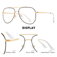 MERRYS DESIGN Classic Pilot Glasses Frame For Men Women Fashion Myopia Prescription Glasses Frames Optical Eyewear S2689