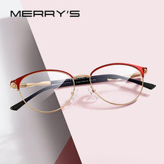 MERRYS DESIGN Women Retro Cat Eye Glasses Frame Ladies Fashion Eyeglasses Myopia Prescription Optical Eyewear S2124