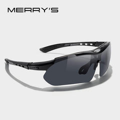 MERRYS Polarized Cycling Sunglasses Outdoor Sport Road Bike Men's Glasses TR90 Goggles Eyewear 5 Lens Prescription Clips S9089