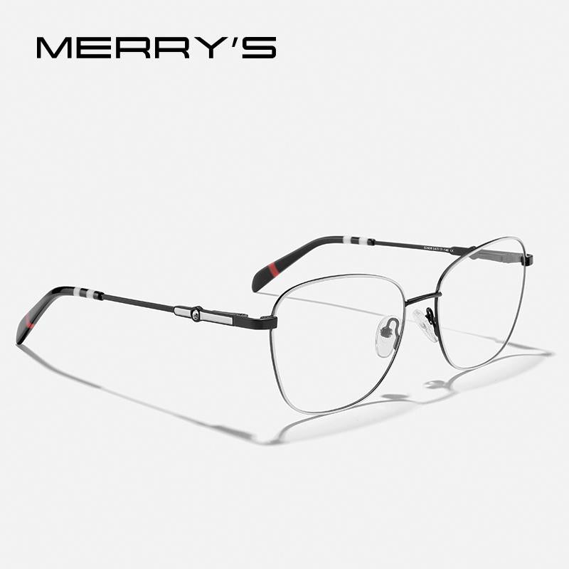 MERRYS DESIGN Women Retro Glasses Frame Fashion Women Diamond Glasses Myopia Prescription Eyeglasses S2608