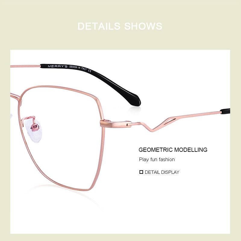 MERRYS DESIGN Women Fashion Trending Glasses Frame Ladies Myopia Prescription Optical Eyeglasses S2021