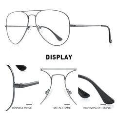MERRYS DESIGN Men Classic Pilot Glasses Frame Women Fashion Myopia Prescription Glasses Frames Optical Eyewear S2489