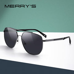 MERRYS DESIGN Men HD Polarized Square Sunglasses For Driving Classic Fishing Shades Sunglasses UV400 S8315