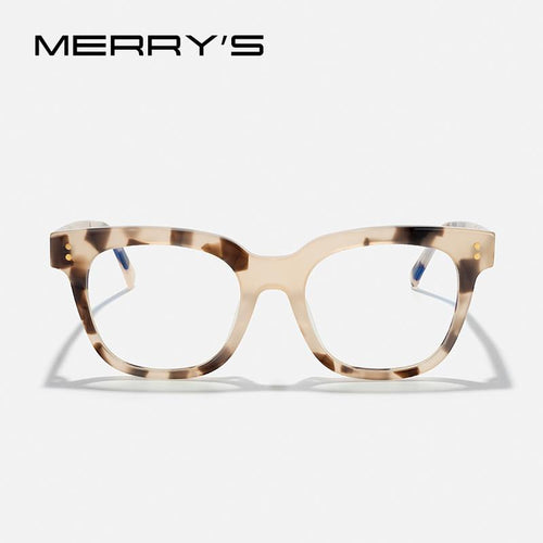 MERRYS DESIGN Classic Women Blue Light Blocking Vintage Cat Eye Acetate Glasses Fashion Anti-Blue Light Eyeglasses S2705FLG