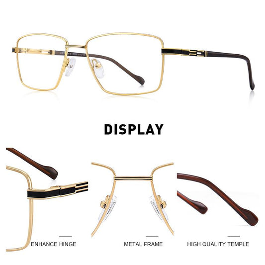 MERRYS DESIGN Men Luxury Glasses Frame Myopia Prescription Eyeglasses Optical Frame Business Style S2107