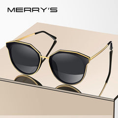 MERRYS DESIGN Women Luxury Brand Cat Eye Sunglasses Ladies Fashion Polarized Sun glasses UV400 Protection S6151