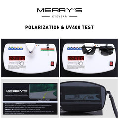 MERRYS DESIGN Men Classic Luxury Brand Sunglasses HD Polarized Sun glasses For Driving TR90 Legs UV400 Protection S8282