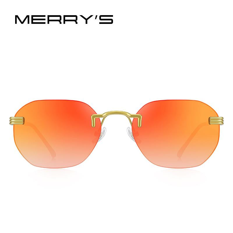 MERRYS DESIGN Luxury Rimless Sunglasses For Men Women Square Shades Trending Gradient Sun glasses UV400 Protection S8431