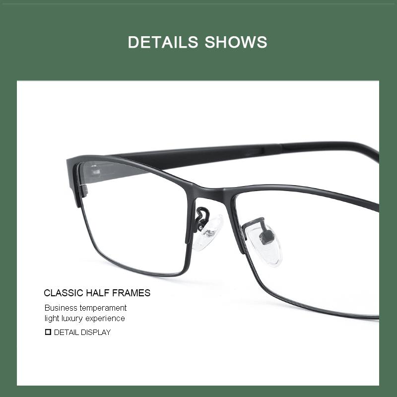 MERRYS DESIGN Men Titanium Alloy Glasses Frame TR90 Legs Myopia Prescription Eyeglasses Optical Frame Business Style S2211