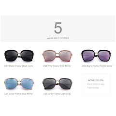 MERRYS DESIGN Women Fashion Polarized Sunglasses Shield Frame Metal Temple 100% UV Protection S6371