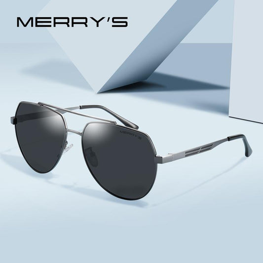 MERRYS DESIGN Men Classic Pilot Sunglasses Aviation Frame HD Polarized Sunglasses For Mens Driving UV400 Protection S8175