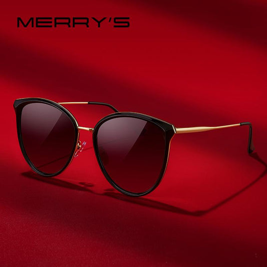 MERRYS DESIGN Women Polarized Sunglasses Fashion Cat Eye Ladies Luxury Brand Trending Sunglasses UV400 Protection S6305N