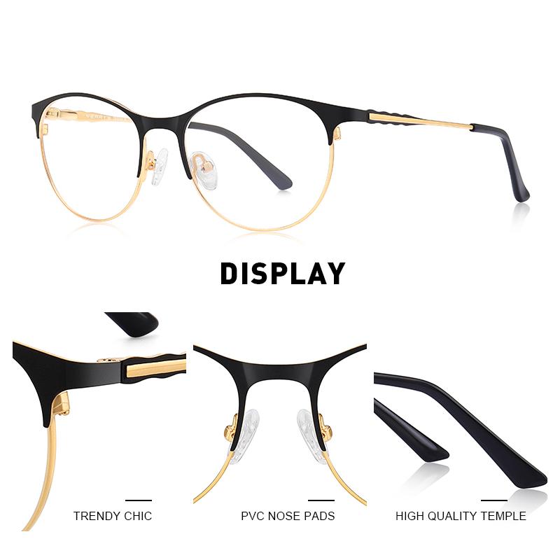 MERRYS DESIGN Women Retro Cat Eye Glasses Frame Ladies Fashion Trending Eyewear Myopia Prescription Optical Eyeglasses S2103
