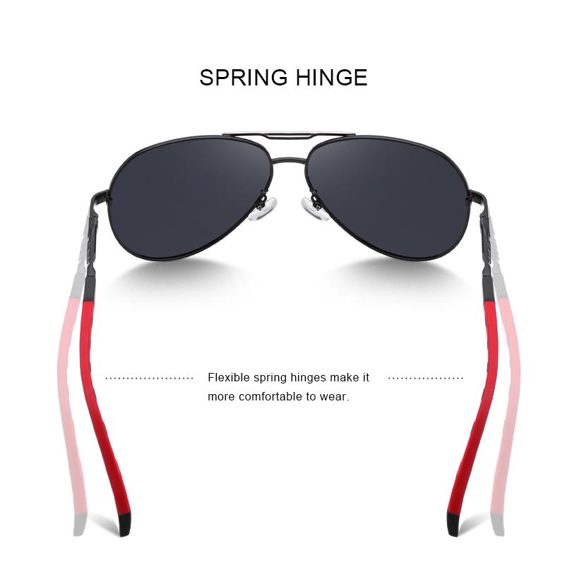 MERRYS DESIGN Men Classic Aluminum HD Polarized Pilot Sunglasses Aviation Frame For Driving UV400 Protection S8725
