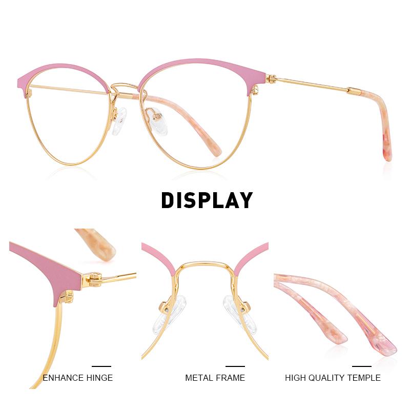 MERRYS DESIGN Women Retro Cat Eye Glasses Frame Fashion Ladies Eyeglasses Myopia Prescription Optical Eyewear S2132