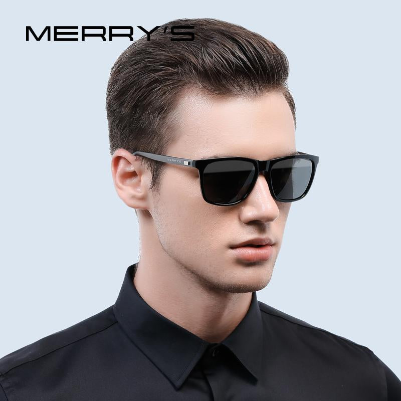 MERRYS Unisex Square Polarized Sunglasses Classic Sunglasses For