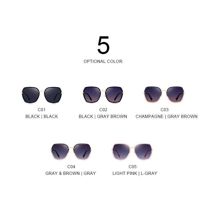 MERRYS DESIGN Women Fashion Square Sunglasses Ladies Luxury Brand Trending Polarized Sun glasses UV400 Protection S6233