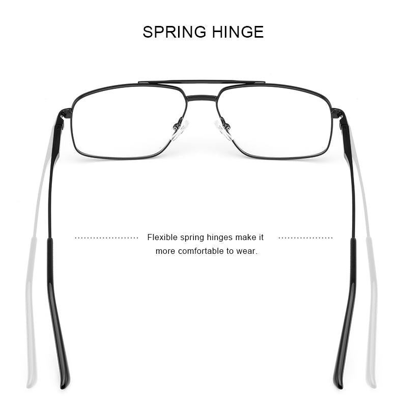 MERRYS DESIGN Men Classic Titanium Alloy Optical Glasses Frames Square Eyeglasses Male Ultralight Square S2423