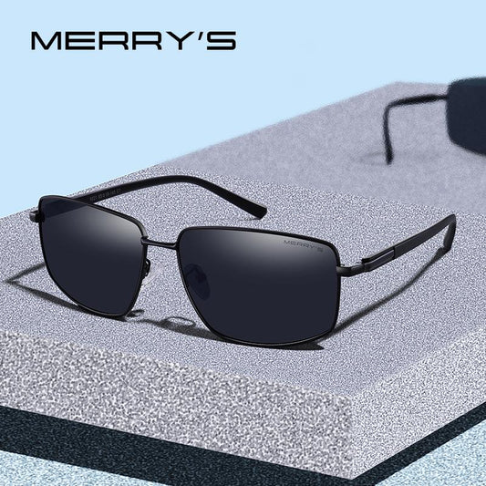 Merry's Design in Italy Polarized Men's Square Sunglasses S8286  56 16-140