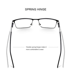 MERRYS DESIGN Men Titanium Alloy Glasses Frame Business Style Male Square Ultralight Eye Myopia Prescription Eyeglasses S2057