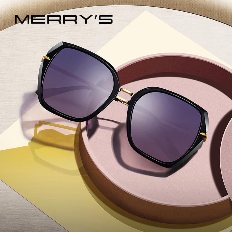 MERRYS DESIGN Women Vintage Cat Eye Polarized Sunglasses Ladies Luxury Brand Trending Sun glasses UV400 Protection S6182
