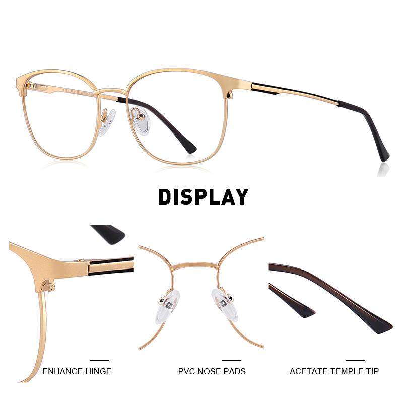 MERRYS DESIGN Men Women Fashion Trending Oval Glasses Frame Unisex Myopia Prescription Optical Eyeglasses S2046