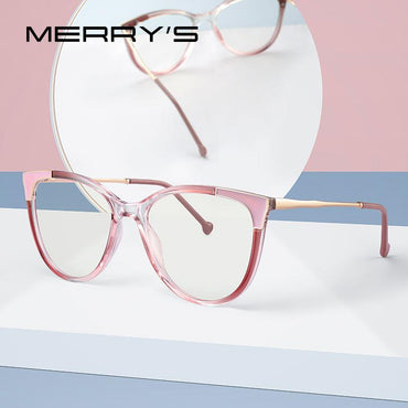 MERRYS DESIGN Women Fashion Cat Eye Glasses Frame Ladies Retro Eyeglasses Myopia Prescription Optical Eyewear S2247