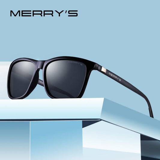 MERRYS Unisex Square Polarized Sunglasses Classic Sunglasses For Men S8286