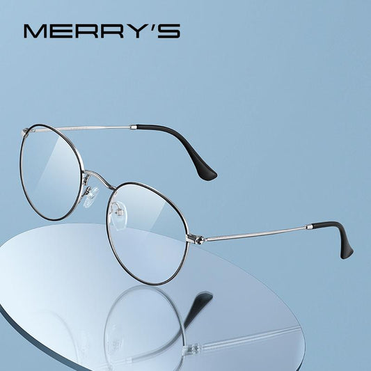 MERRYS DESIGN Classic Round Glasses Frame For Men Women Fashion Myopia Prescription Glasses Frames Optical Eyewear S2547